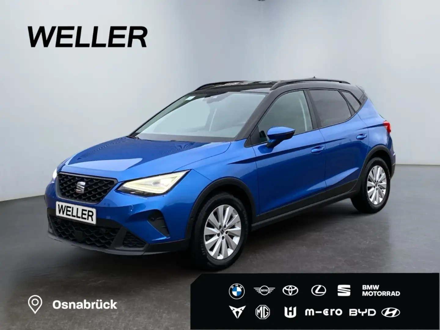 SEAT Arona 1.0 TSI Style *LED*Navi*SHZ*CarPlay*PDC v+h* Blau - 1