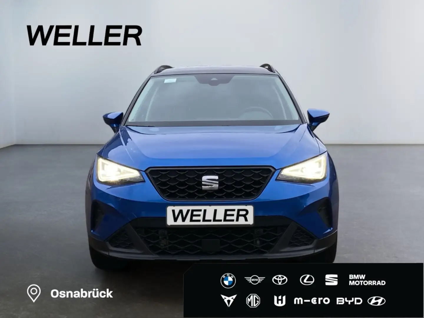 SEAT Arona 1.0 TSI Style *LED*Navi*SHZ*CarPlay*PDC v+h* Blau - 2