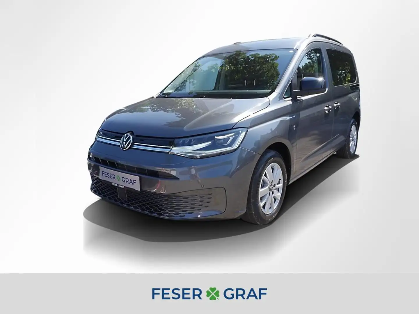 Volkswagen Caddy 1.5 TSI Life ACC AHK PDC SHZ V-Cockpit 16" Grau - 1