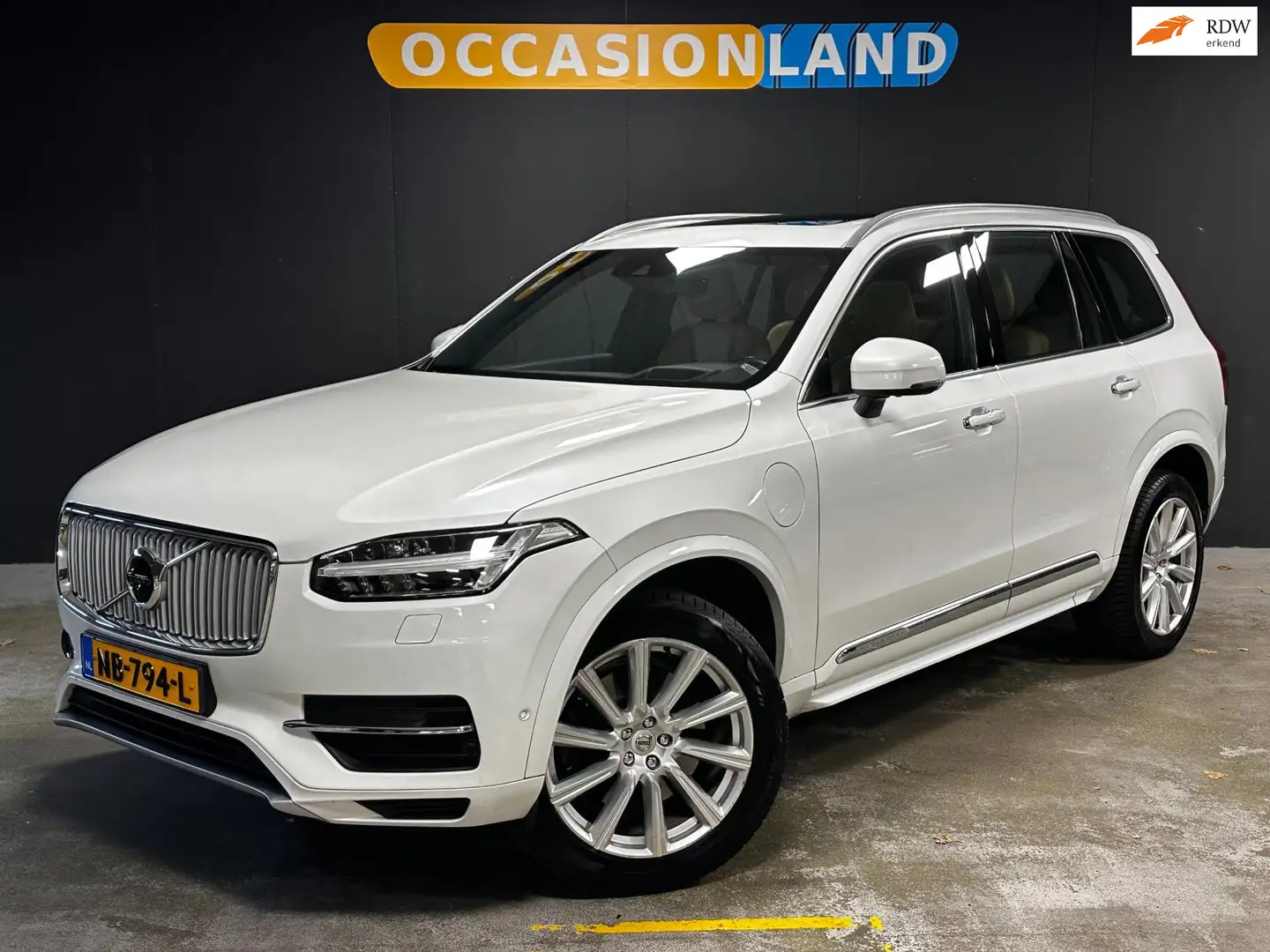 Volvo XC90 2.0 T8 Twin Engine AWD Inscription 7P|PANO|HUD|LUC Blanc - 1