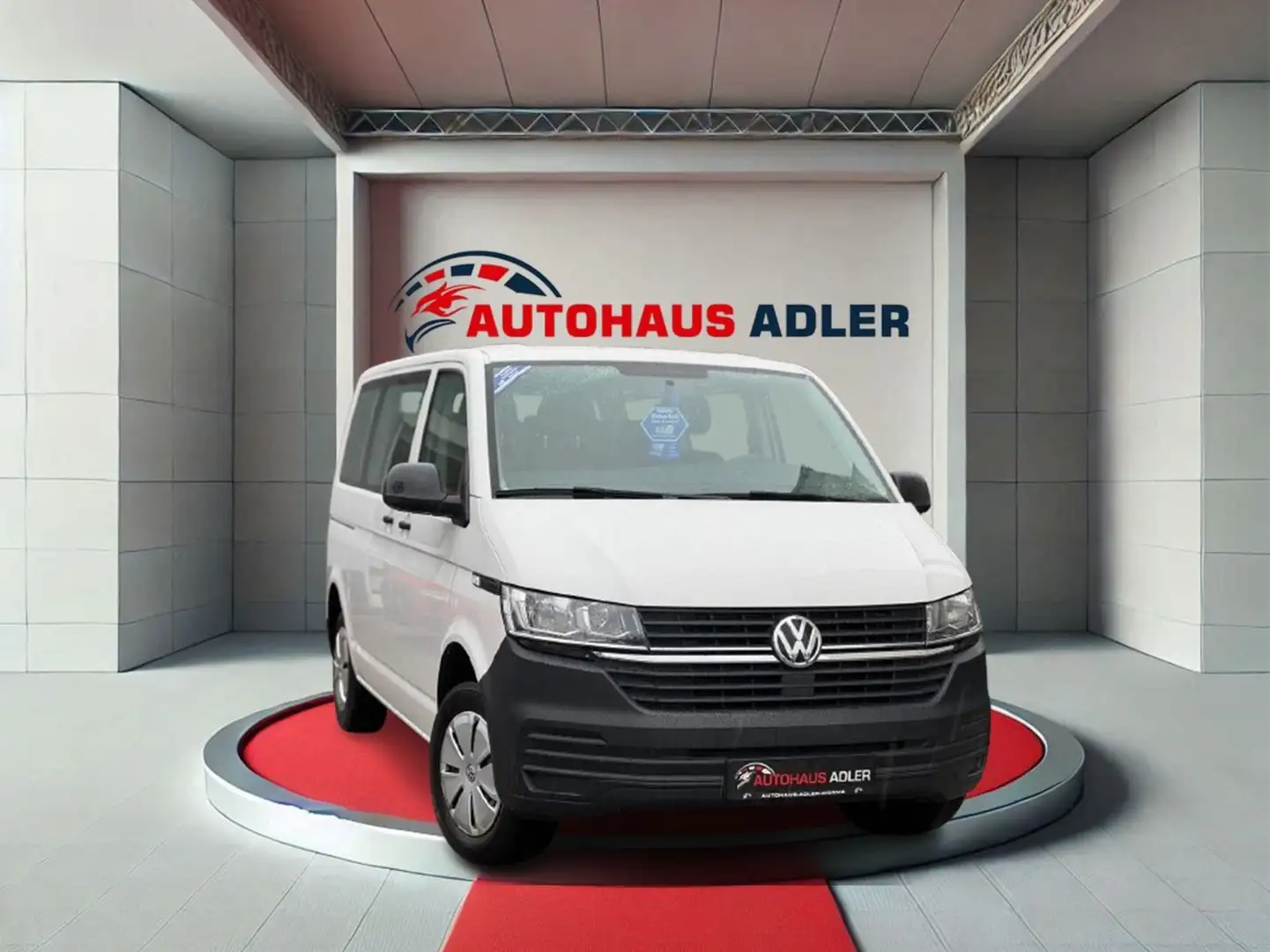 Volkswagen T6 Transporter T6.1 TRANSPORT KOMBI 2.0TDI*DSG*1H*19%*KLIM*9SIT Blanc - 1