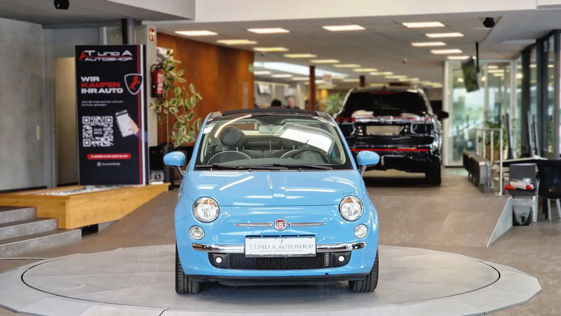 Fiat 500C 500C Cabrio *MP3*15Zoll*PDC* Blau - 2