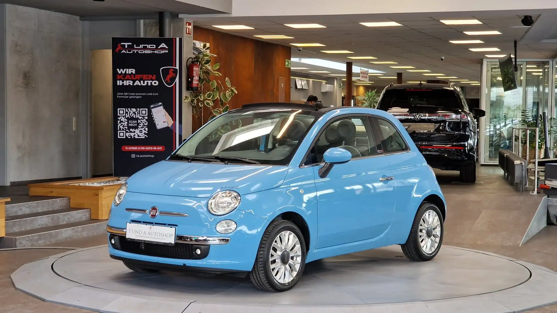 Fiat 500C 500C Cabrio *MP3*15Zoll*PDC* Blau - 1