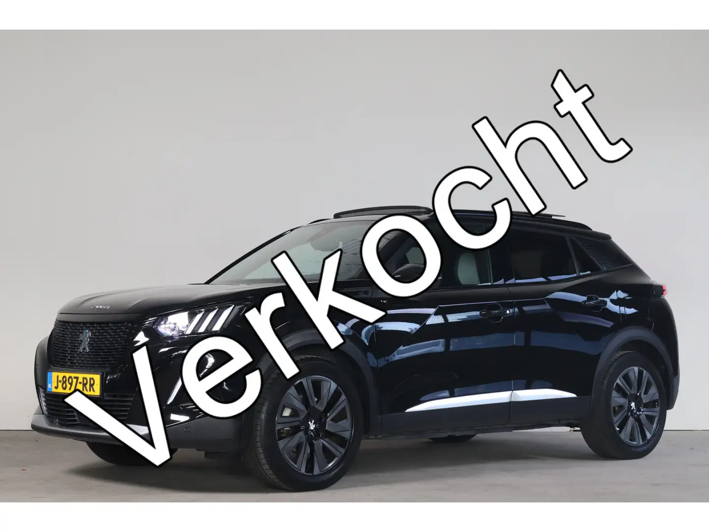 Peugeot e-2008 EV GT 50 kWh NL-Auto!! Pano I SUPER COMPLEET!!! Zwart - 1