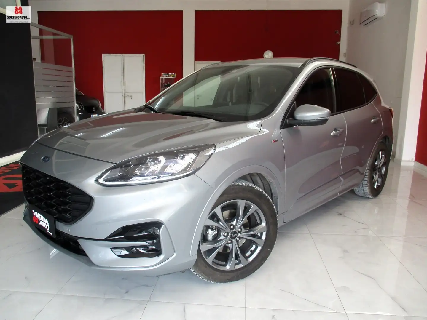 Ford Kuga 1.5 ecoblue ST-Line X 2wd 120cv auto 2021 STRAFULL Grigio - 1