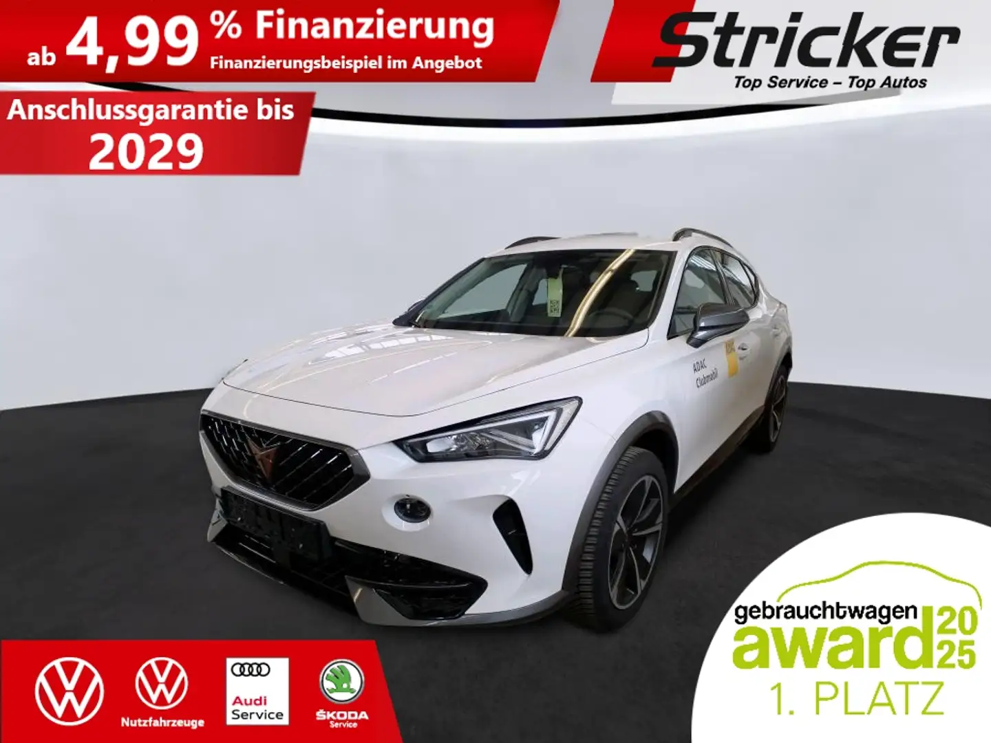 CUPRA Formentor 1.5TSI 199,-ohne Anzahlung Navi AHK Sitzheizung Weiß - 2