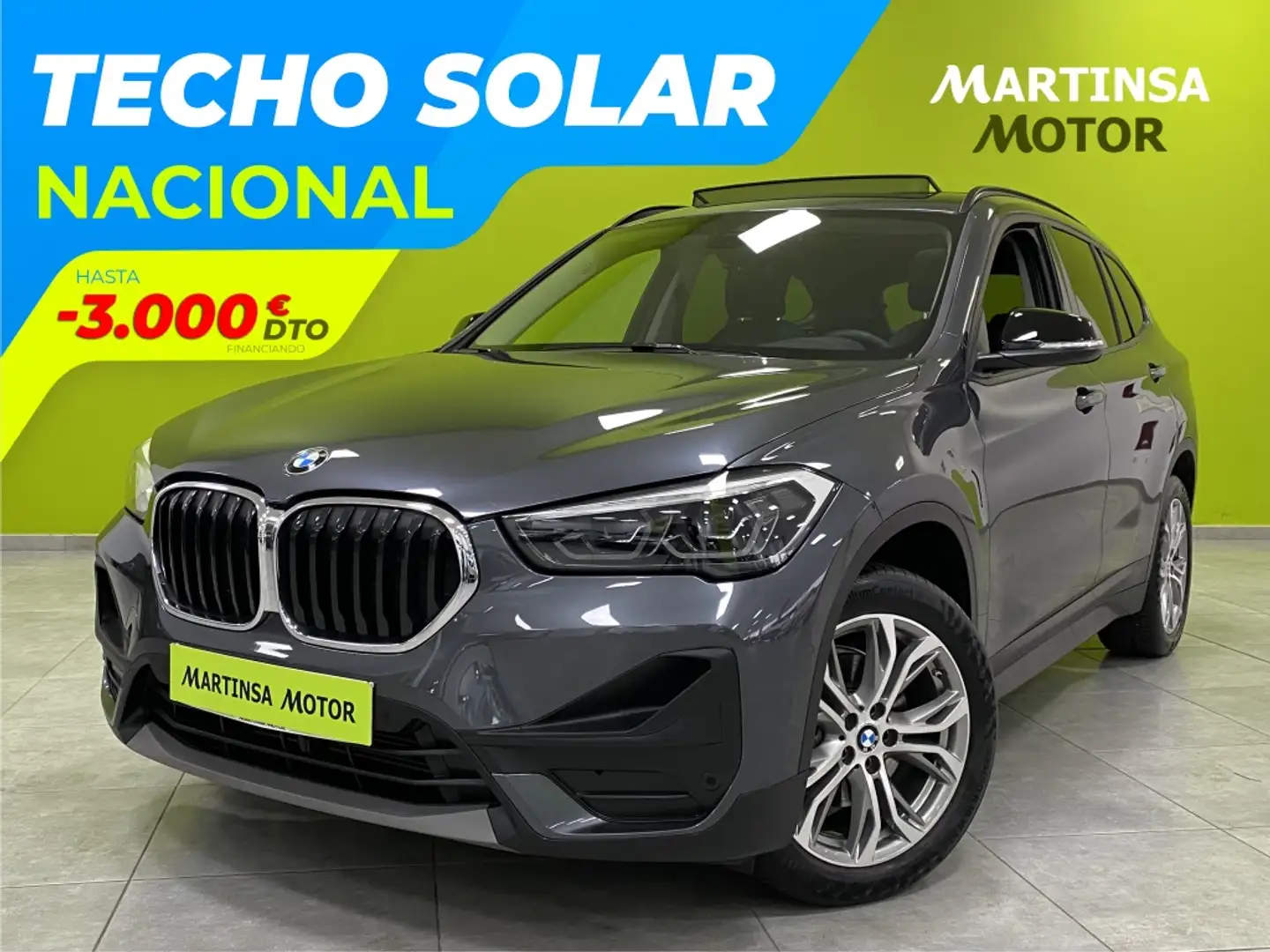 BMW X1 sDrive 18iA Gris - 1