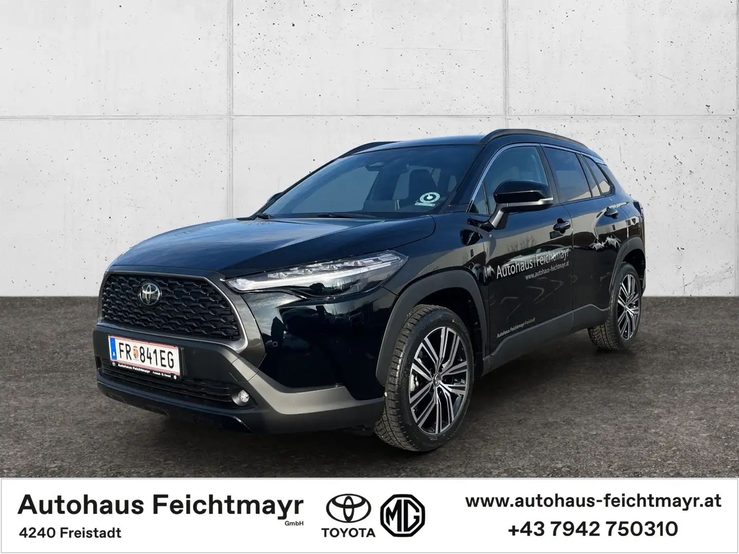 Toyota Corolla Cross Cross 2,0 HYBRID 2WD Active Drive 5t. Schwarz - 1