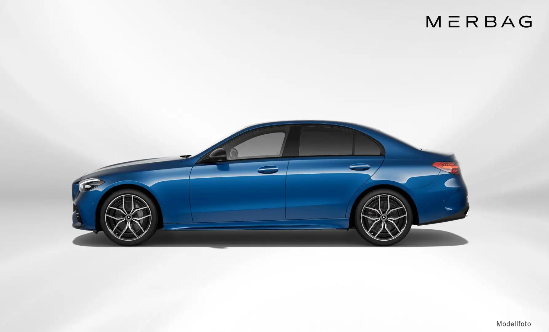 Mercedes-Benz C 200 4Matic AMG Line Premium-Paket Blauw - 2