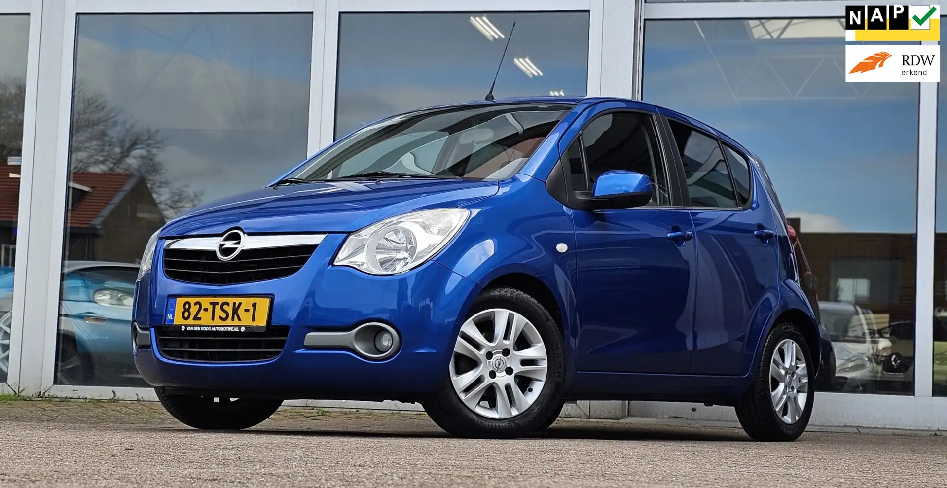 Opel Agila 1.0i Edition 2e Eigenaar Airco Nieuwe koppeling AP Blauw - 1