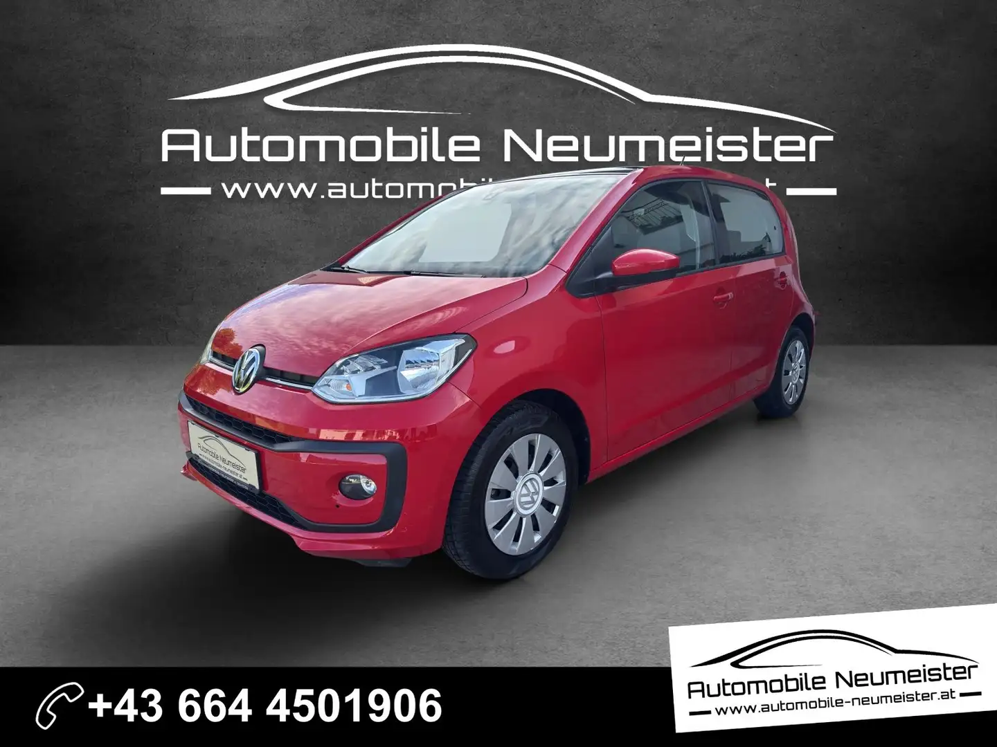 Volkswagen up! Sky|Klimaautomatik|Schiebedach|PDC|nur 53.520km Rot - 1