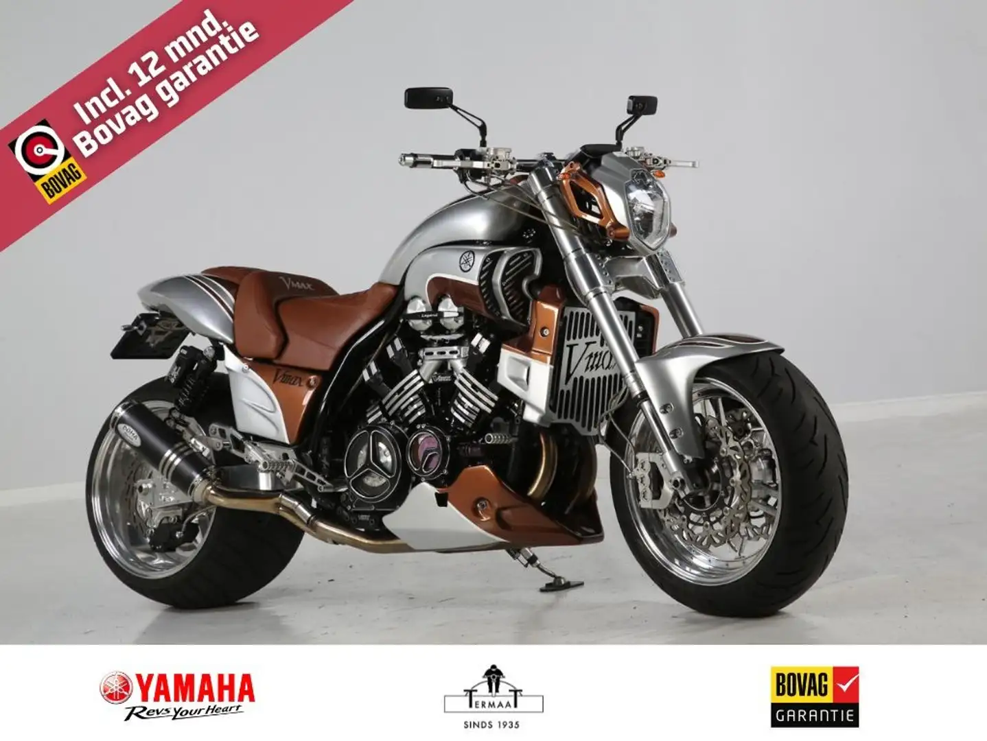 Yamaha Vmax VMX 1200 V-MAX Custom Build Altın - 1