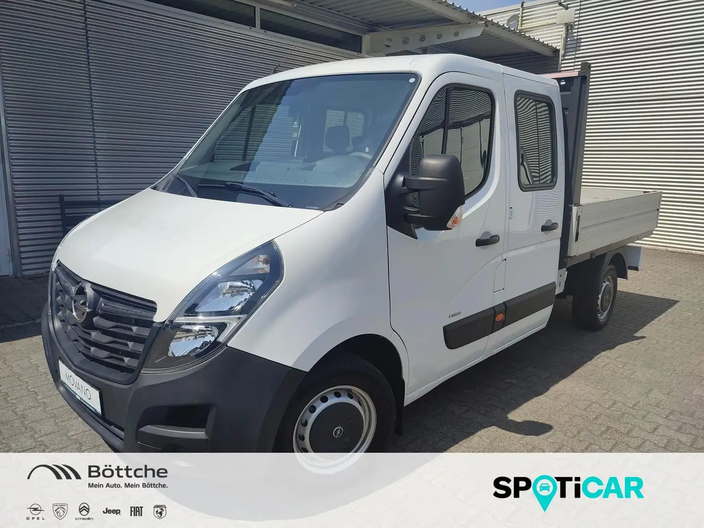 Opel Movano Pritsche L2H1 3,5t DoKa 2.3 Biturbo CDTI KL Bianco - 1