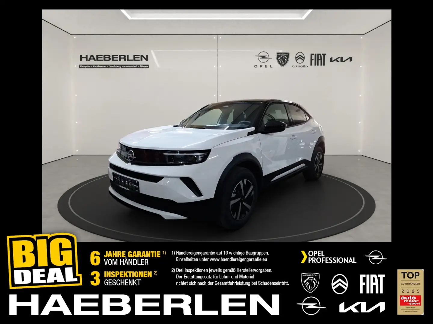 Opel Mokka Edition 1.2 Turbo Sitzh.*Lenkradh.*Kamera Weiß - 1