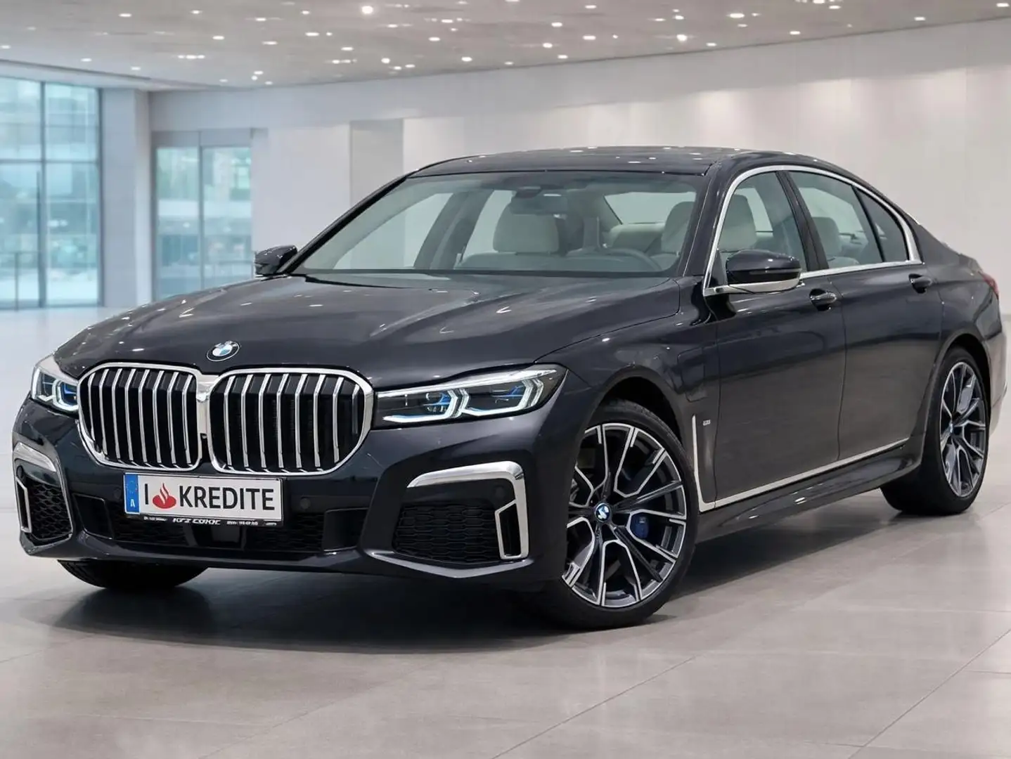 BMW 745 e Kredit* Automatik* Schiebedach* 360° Kamera* Schwarz - 1