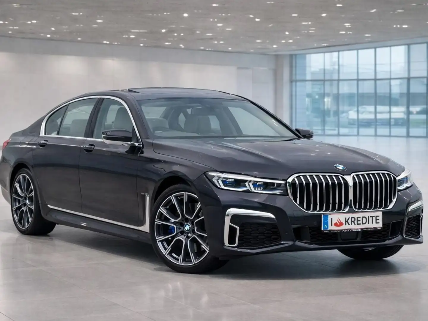 BMW 745 e Kredit* Automatik* Schiebedach* 360° Kamera* Schwarz - 2
