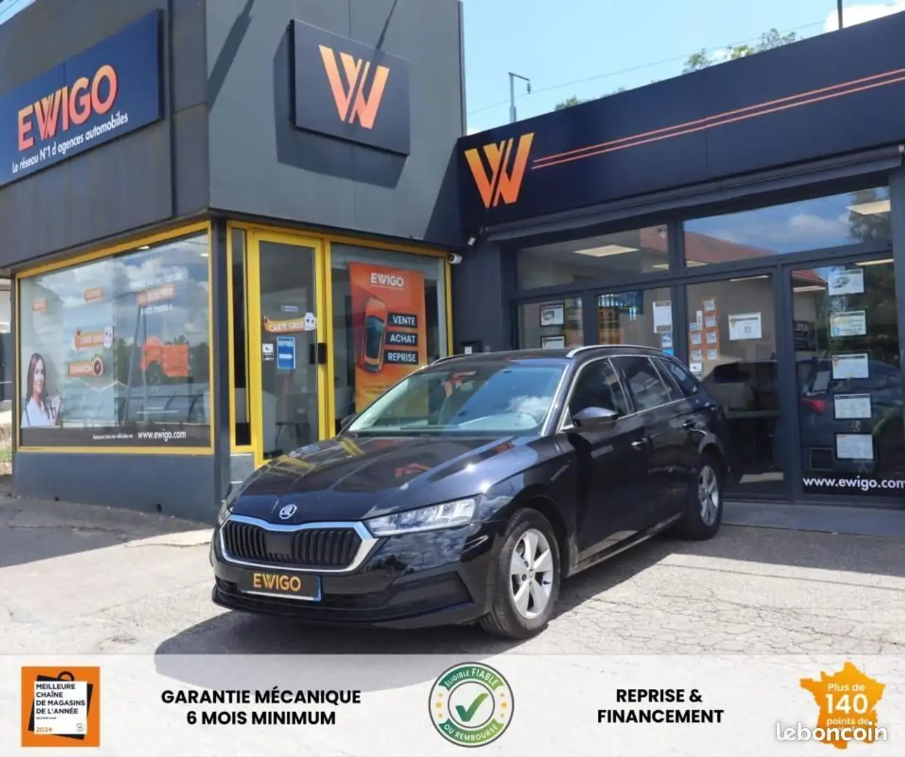 Skoda Octavia 2.0 TDI 150 CH BUSINESS 4X2 DSG BVA + CARPLAY Noir - 1
