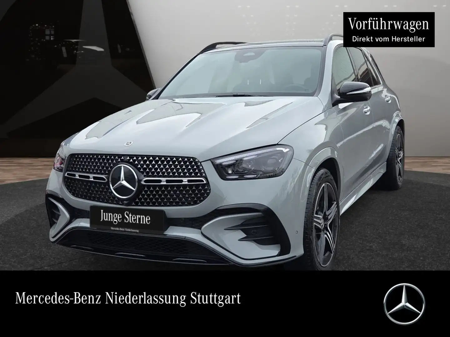 Mercedes-Benz GLE 450 d 4M AMG+NIGHT+PANO+360+AHK+MULTIBEAM+SPUR Grau - 1