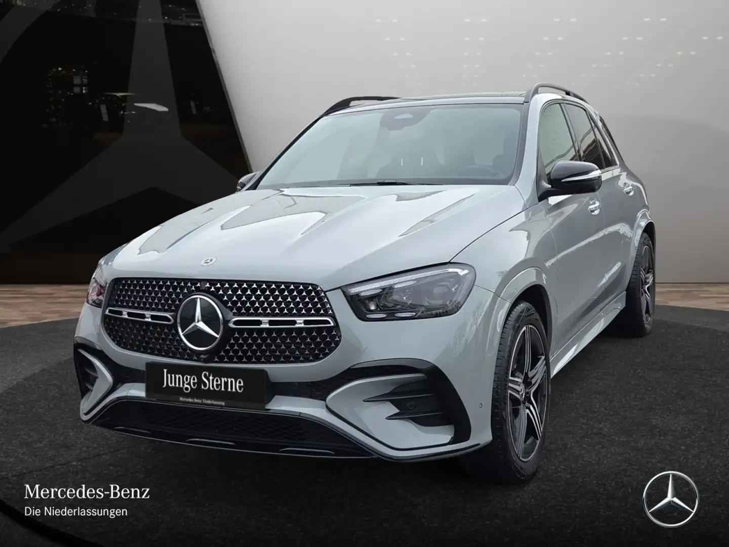 Mercedes-Benz GLE 450 d 4M AMG+NIGHT+PANO+360+AHK+MULTIBEAM+SPUR Grau - 2