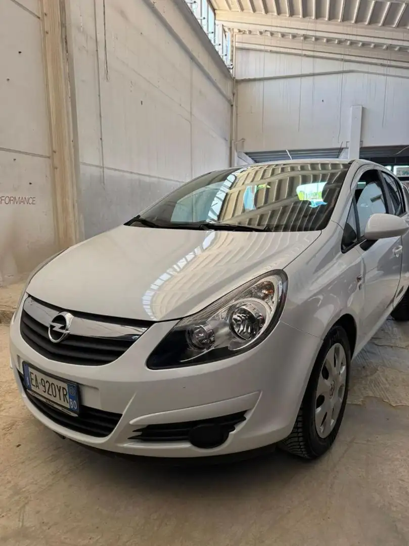 Opel Corsa 1.2 5 porte Edition con garanzia ottimi KM Bianco - 1