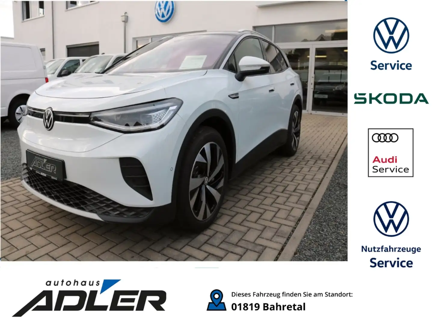 Volkswagen ID.4 Pro Performance 150kw 82kwh (77kwh) Weiß - 1