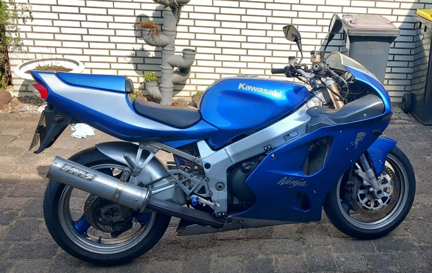 Kawasaki Ninja ZX-7R ZX 7 RR Bleu - 1