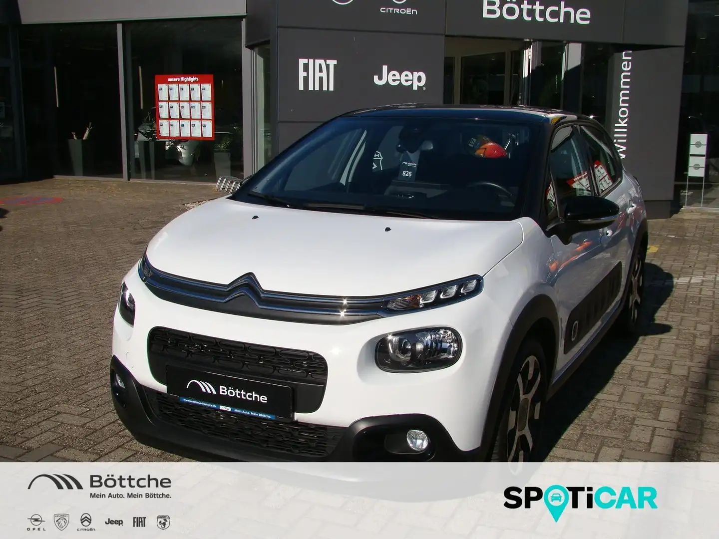 Citroen C3 Shine 1.2 12V / SHZ/ Tempomat/ Klimaautomatik Bianco - 1