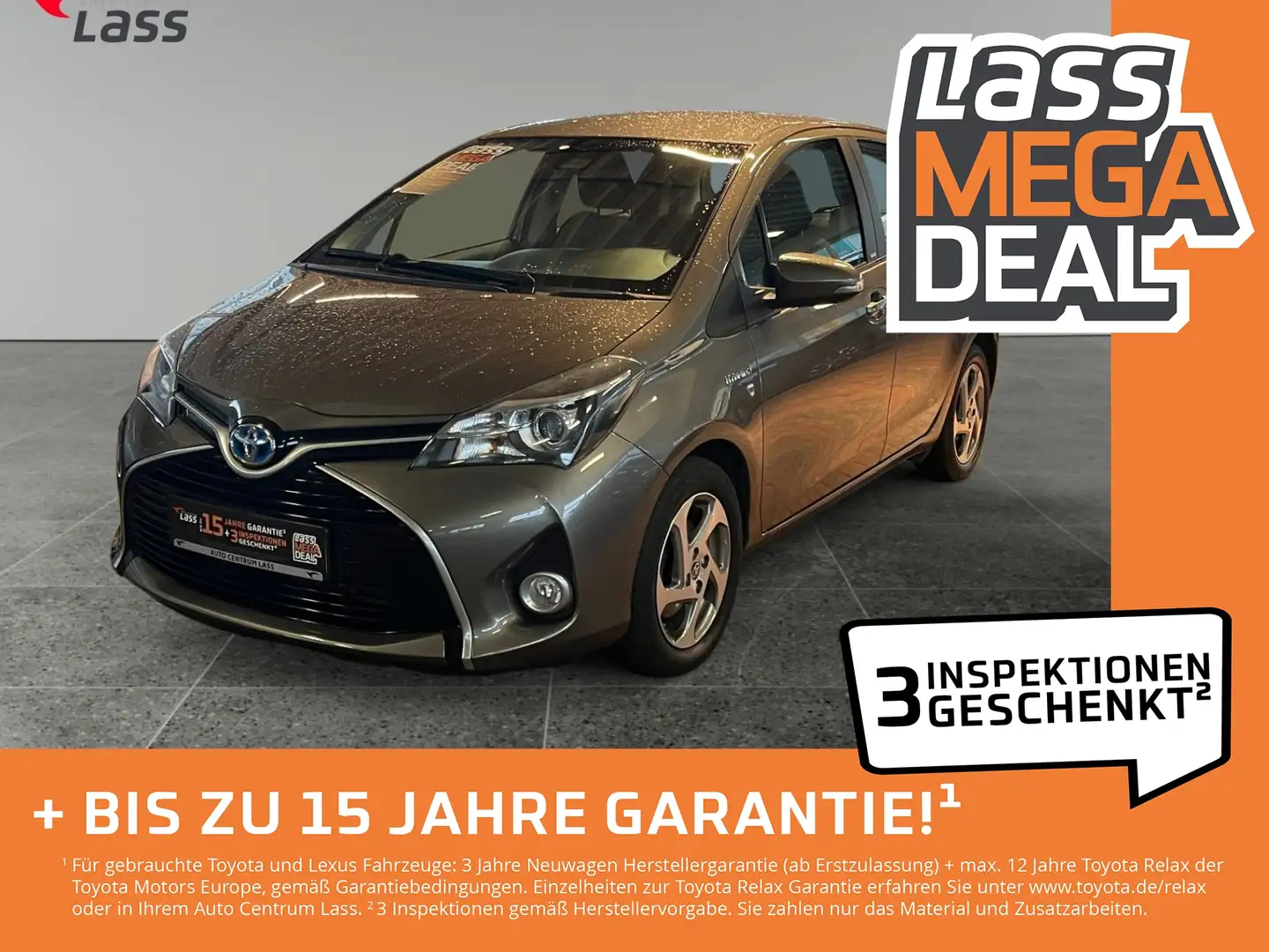 Toyota Yaris 1.5 Hybrid Edition-S +Klimaautomatik+Kamera Gris - 1