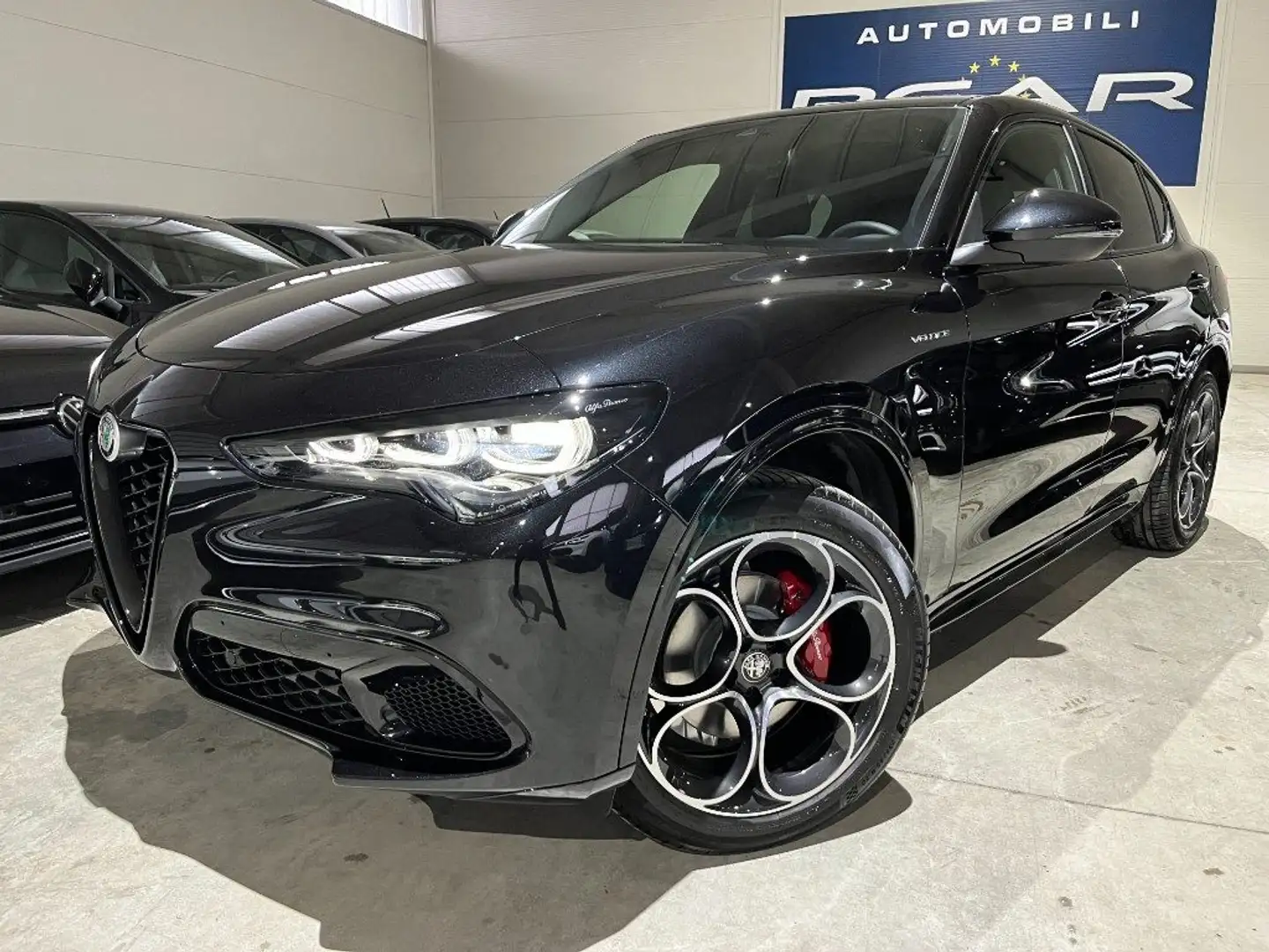 Alfa Romeo Stelvio 2.2 Td 210CV AT8 Q4 Veloce /Pelle/Navi/Vetri scuri Nero - 1