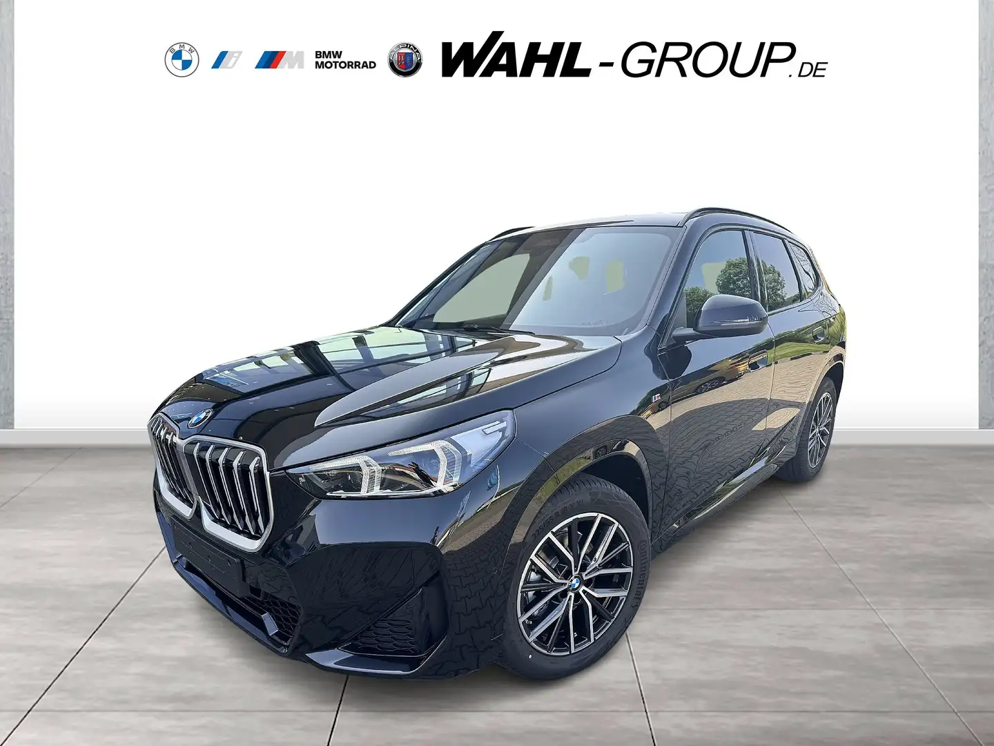 BMW X1 sDrive18d M Sport AHK Navi Adapt LED Adapt Fahrwer Negro - 1