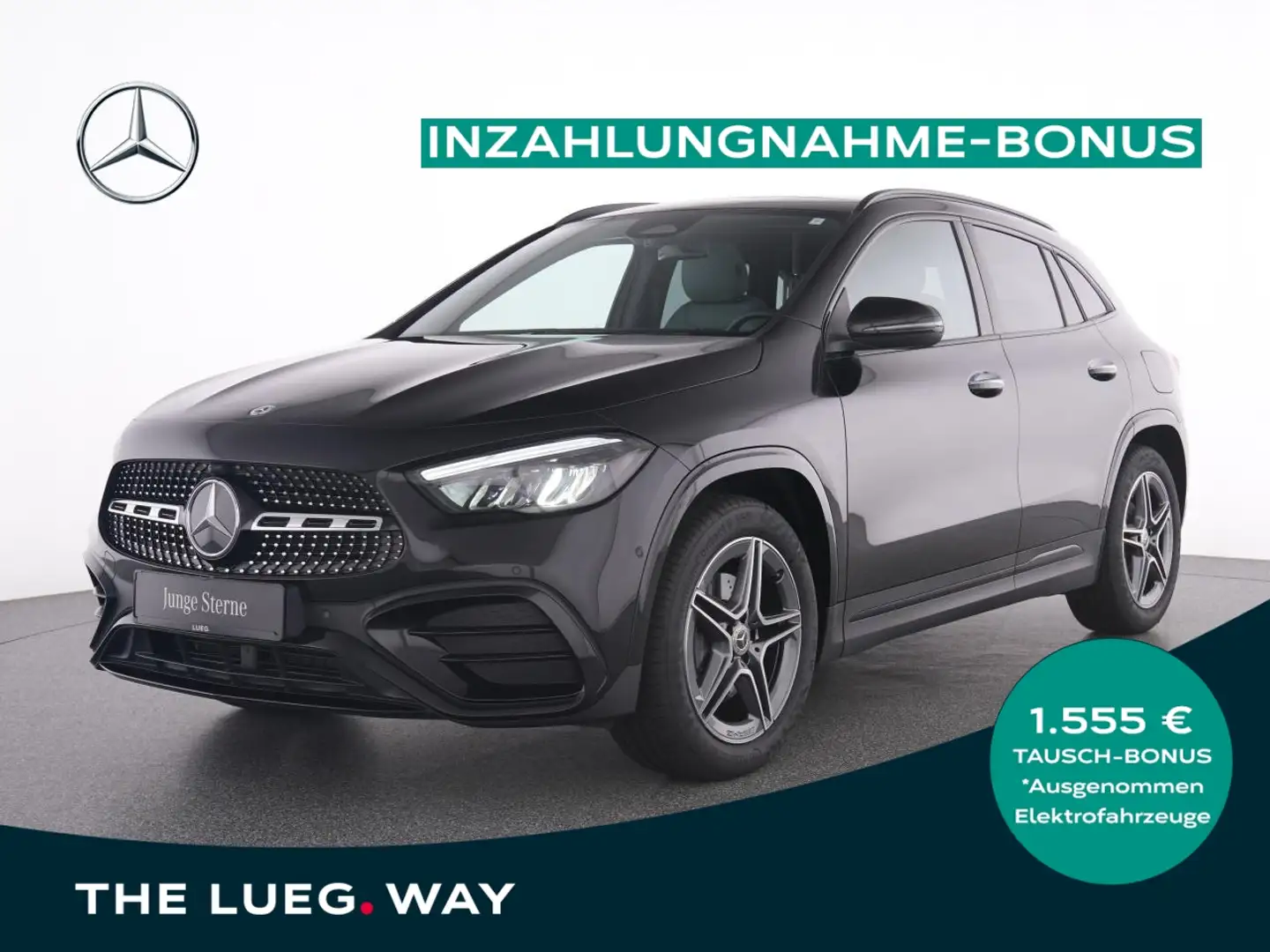 Mercedes-Benz GLA 200 AMG+Pano+AHK+Night+LED+KeyGo+EHeck+Totw+ Schwarz - 1