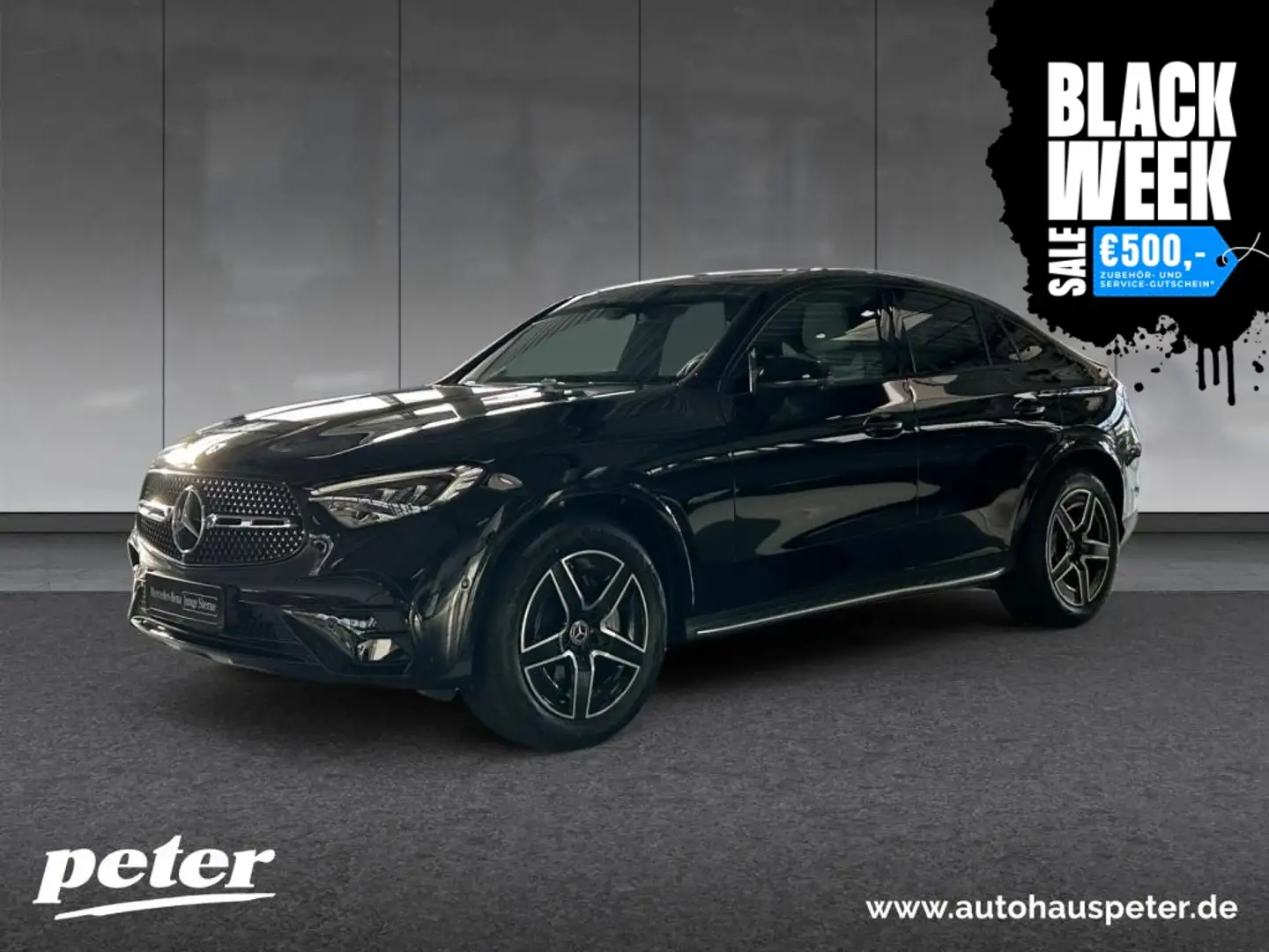 Mercedes-Benz GLC 200 4MATIC Coupé AMG+NIGHT+19"+360°-Kamera Schwarz - 1