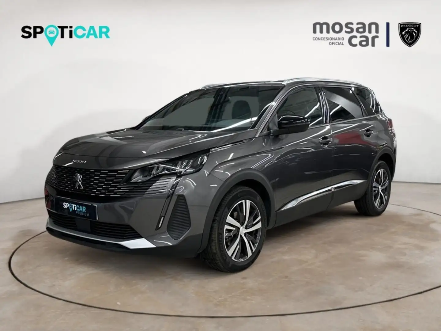 Peugeot 5008 1.2 PURETECH 130 ALLURE PACK 7PL GPS LL18 RADAR AR Gris - 1