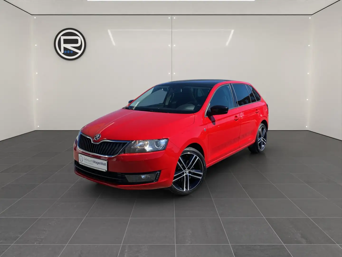 Skoda Rapid/Spaceback 1.2 TSI Style *PDC SHZ* Rouge - 2