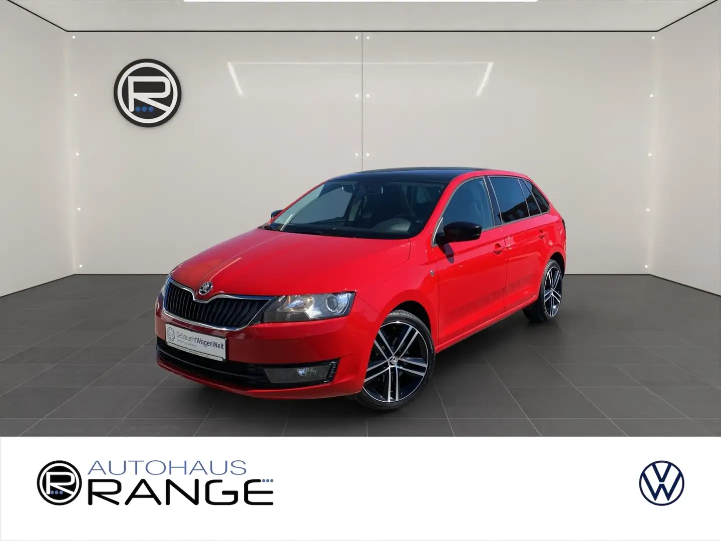 Skoda Rapid/Spaceback 1.2 TSI Style *PDC SHZ* Rouge - 1