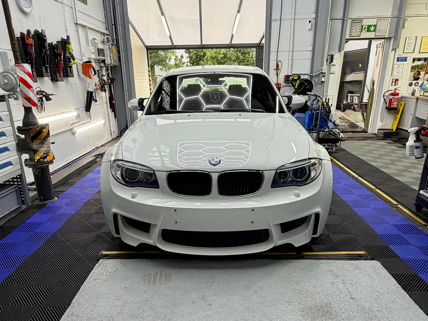 BMW 1er M Coupé Sehr gepflegter Zustand ( Keramikversiegelung neu ) Weiß - 1