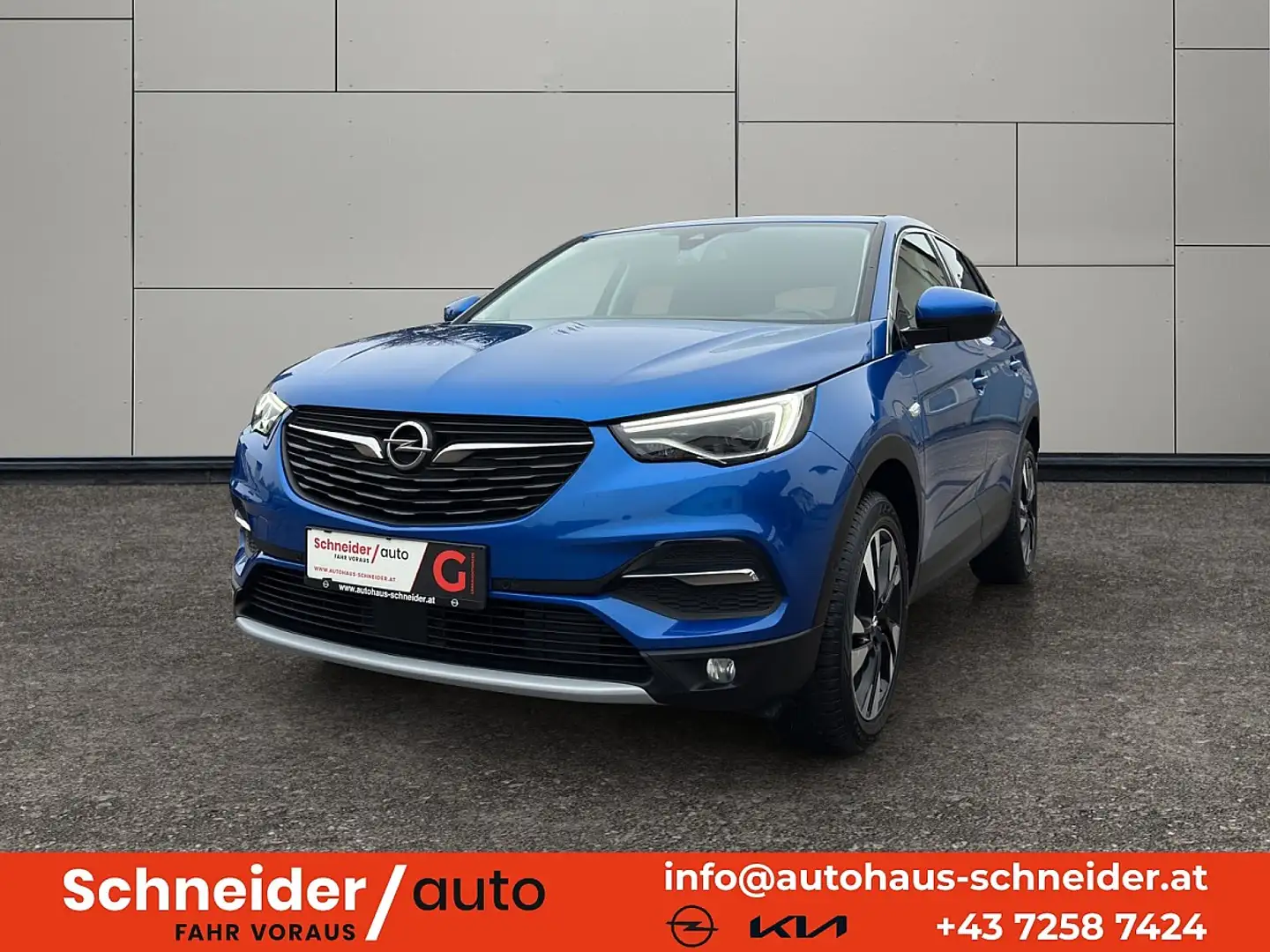 Opel Grandland X 1,2 Turbo Direct Inj Innovation Start/Stop Aut. Blau - 1