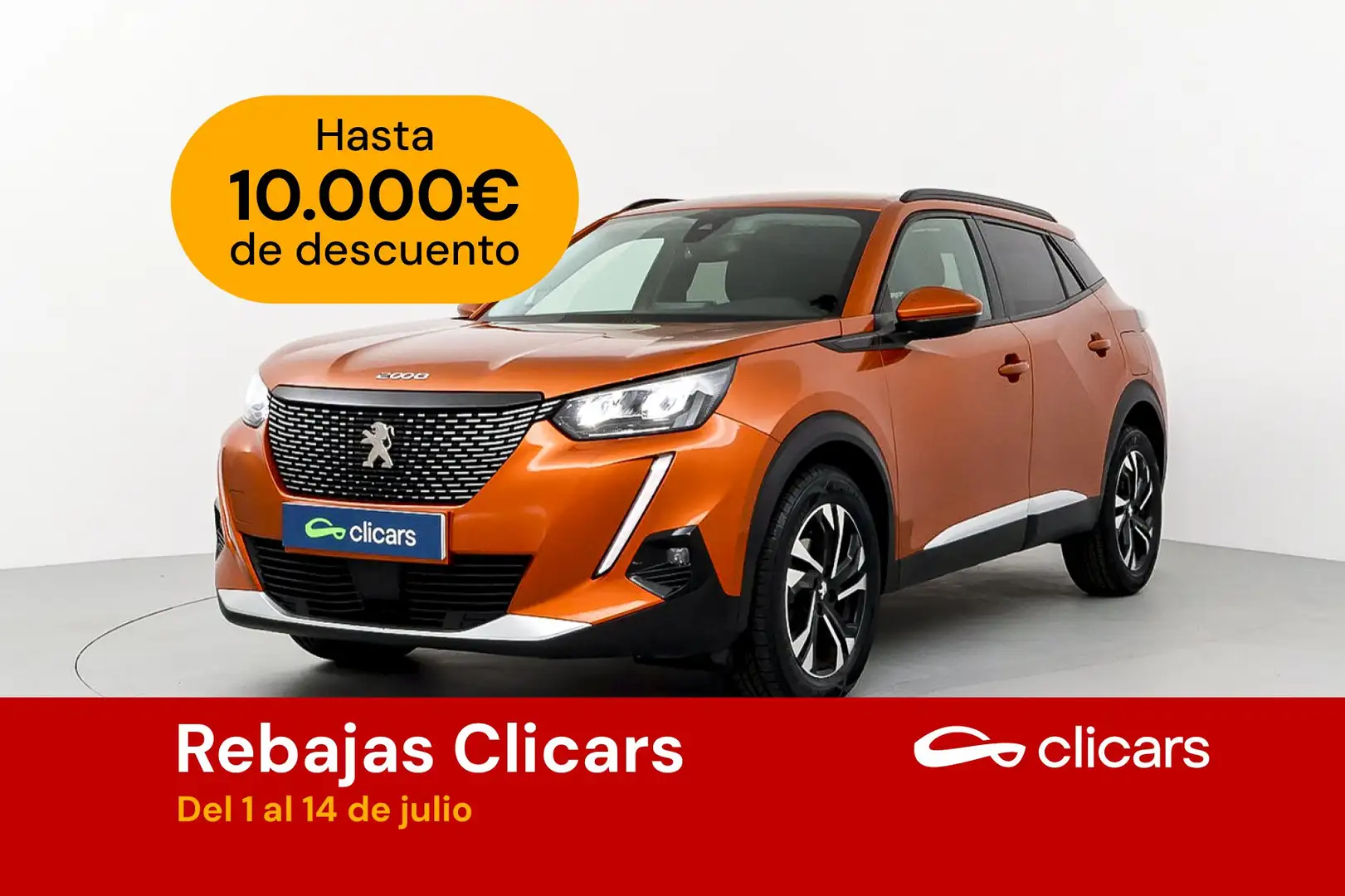 Peugeot 2008 1.2 PureTech S&S Allure Pack 100 Naranja - 1