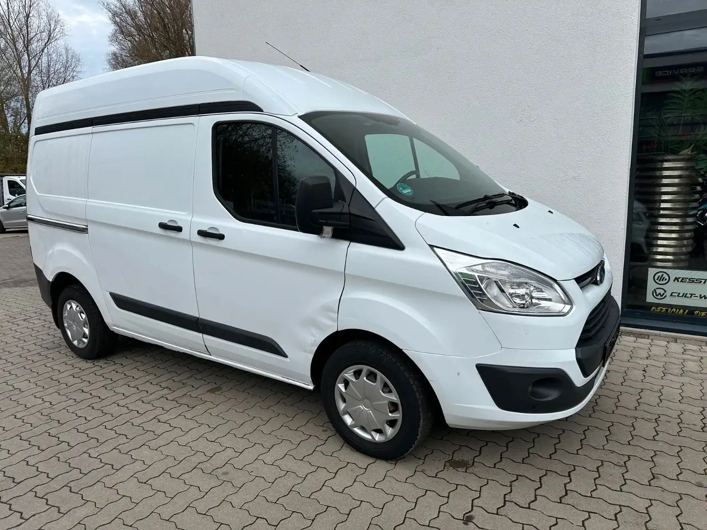 Ford Transit Custom L1 H2,HU neu,Seite re,beschädigt Blanc - 2