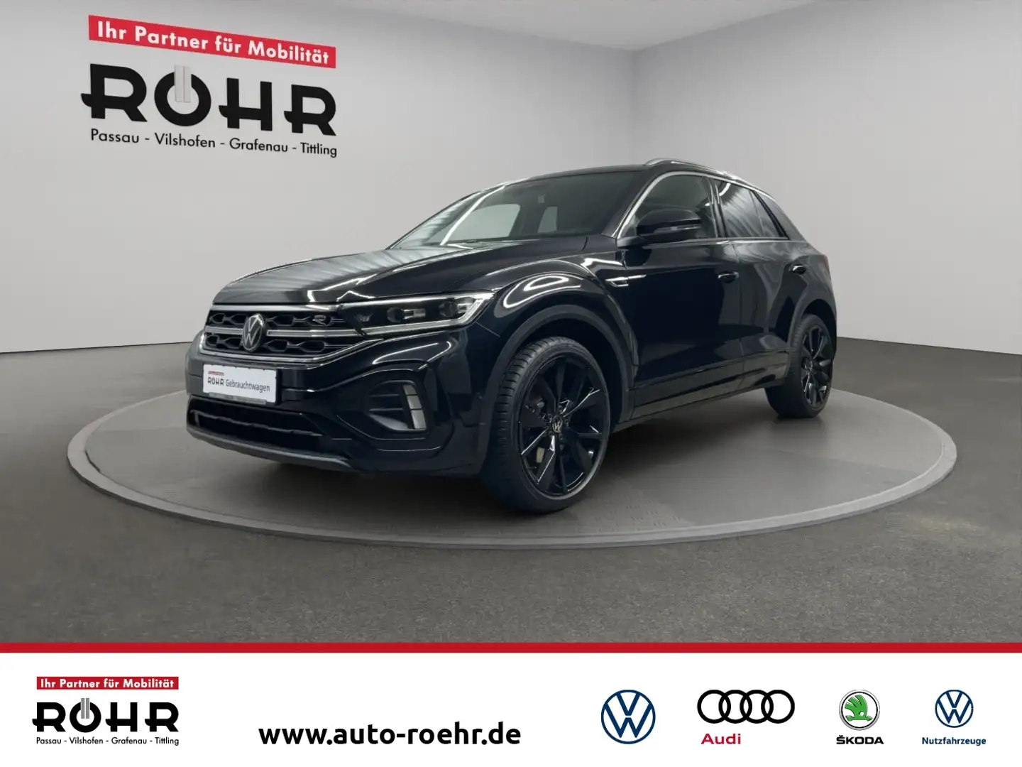 Volkswagen T-Roc R-Line (AHK.Kamera.Navi) 1.5 TSI DSG Schwarz - 1