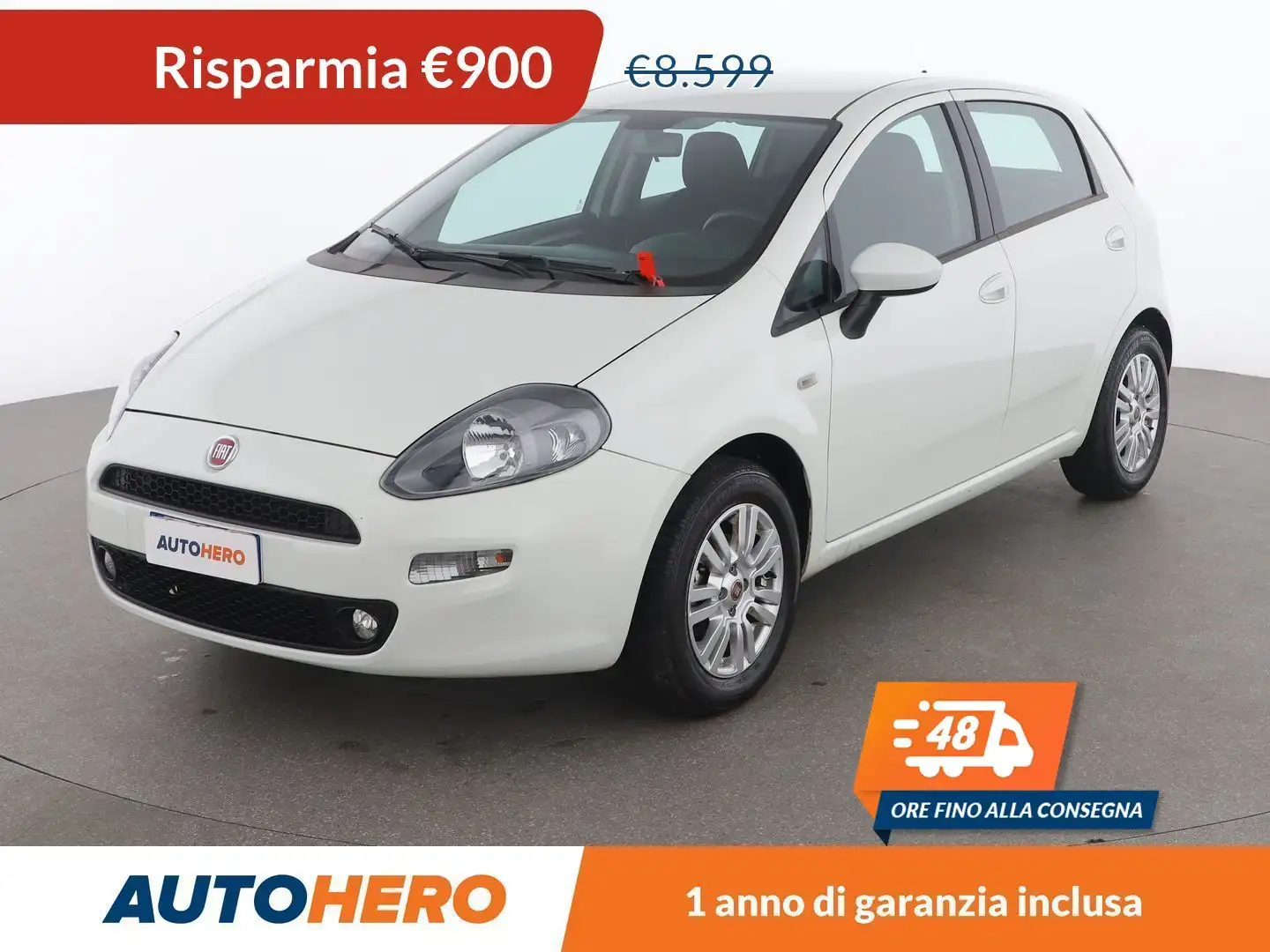 Fiat Punto 1.2 Lounge Bianco - 1