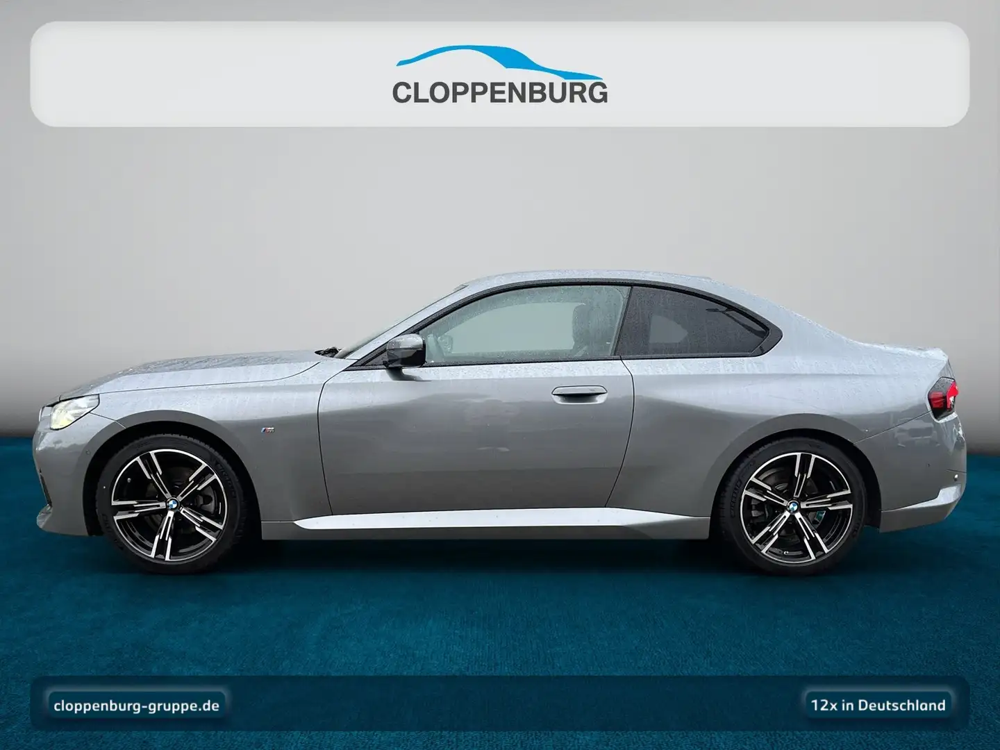 BMW 220 i Coupé M Sportpaket Navi+SHZ+BT UPE: 52.449€ Grau - 2