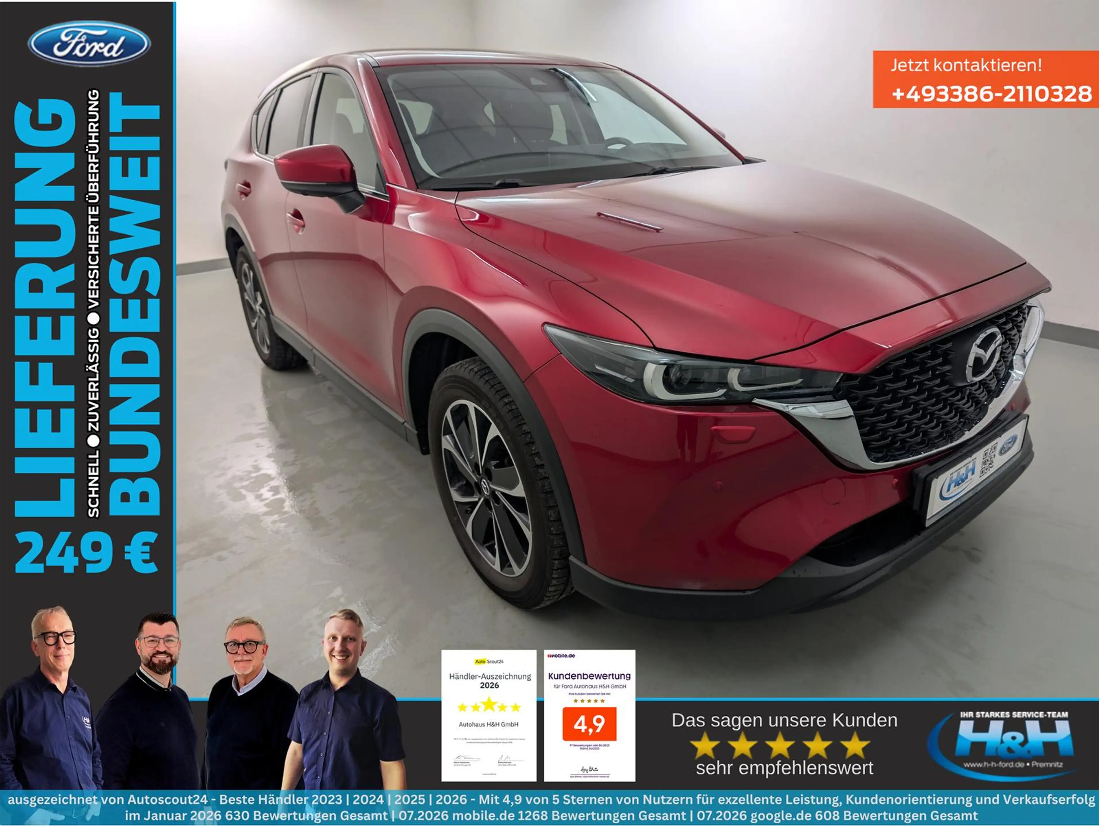 Mazda CX-5 2.0 SKYACTIV 165 Advantage 2WD AHK+LED+360°