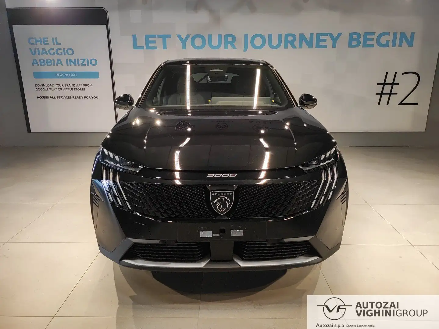 Peugeot 3008 3008 Hybrid 145 e-DCS6 GT Schwarz - 2