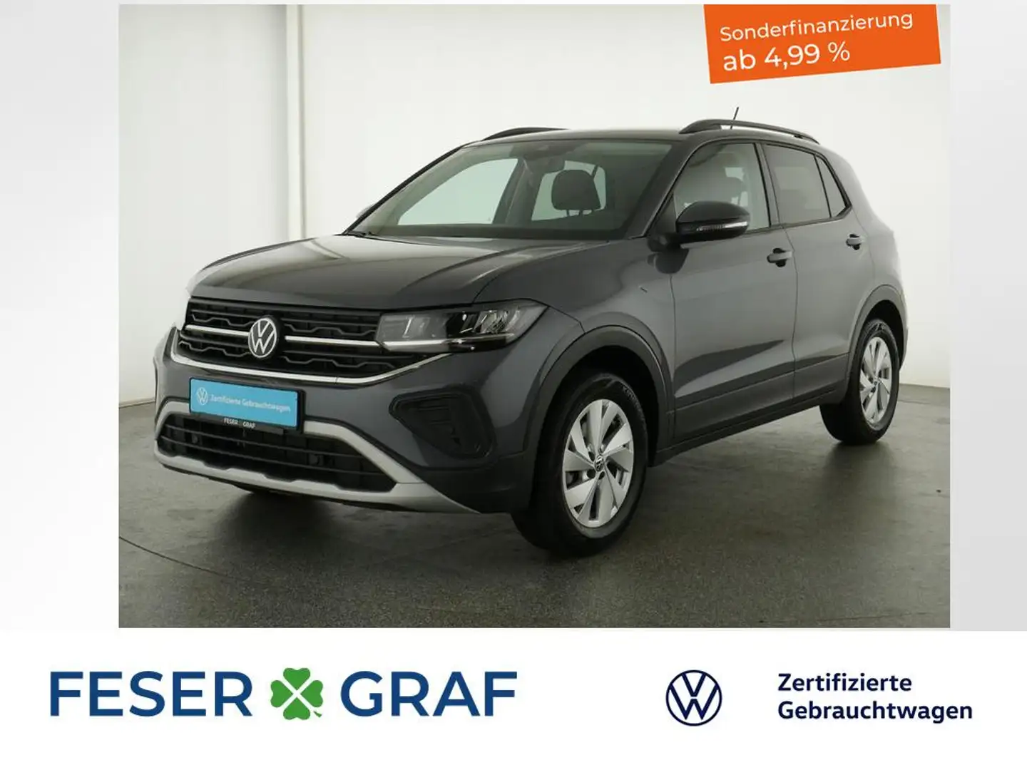 Volkswagen T-Cross 1.0TSI Life LED Rückfahrkamera Navi Grau - 1