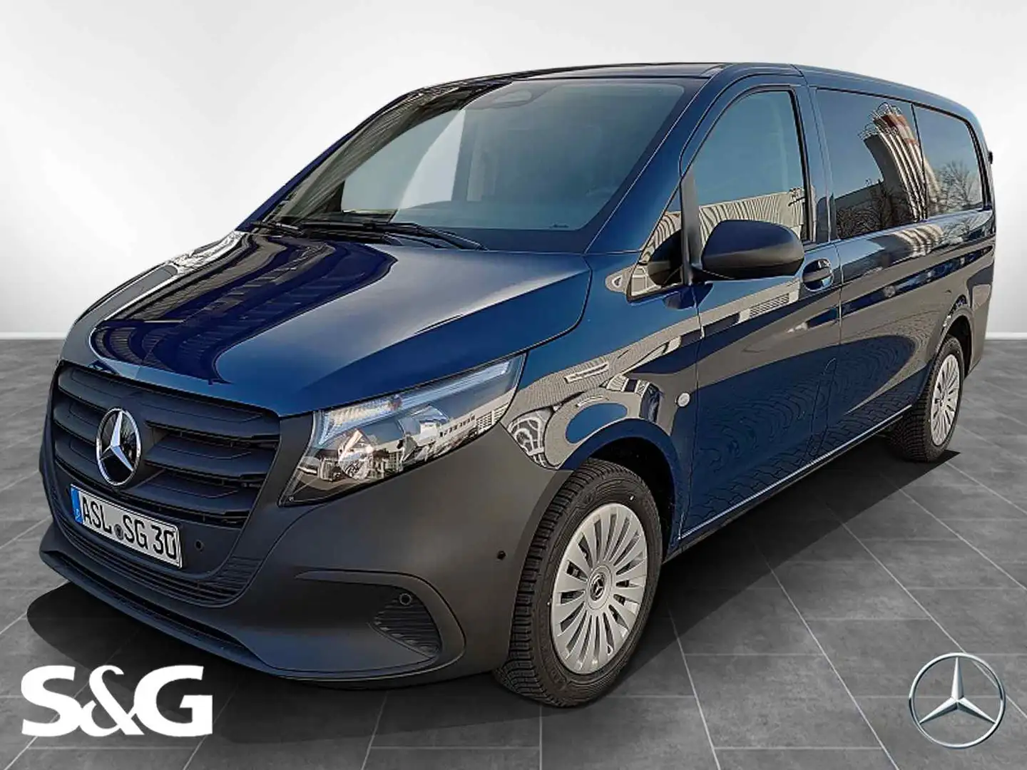 Mercedes-Benz Vito 116 CDI Mixtro PRO lang MBUX+RüKam+AHK+ Blauw - 1