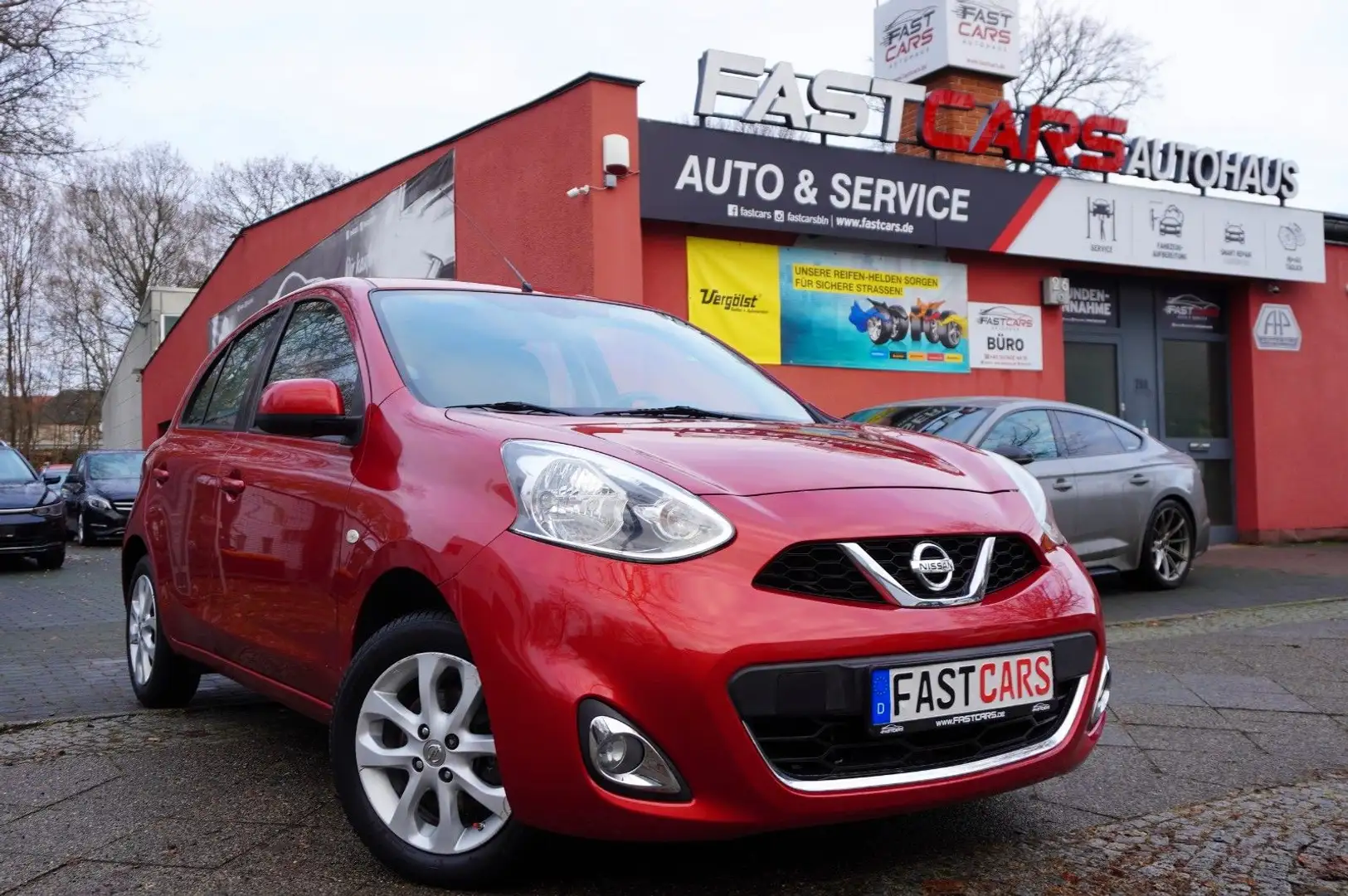 Nissan Micra Acenta Klima Tempomat SHZ 2.HD TOP Rosso - 1