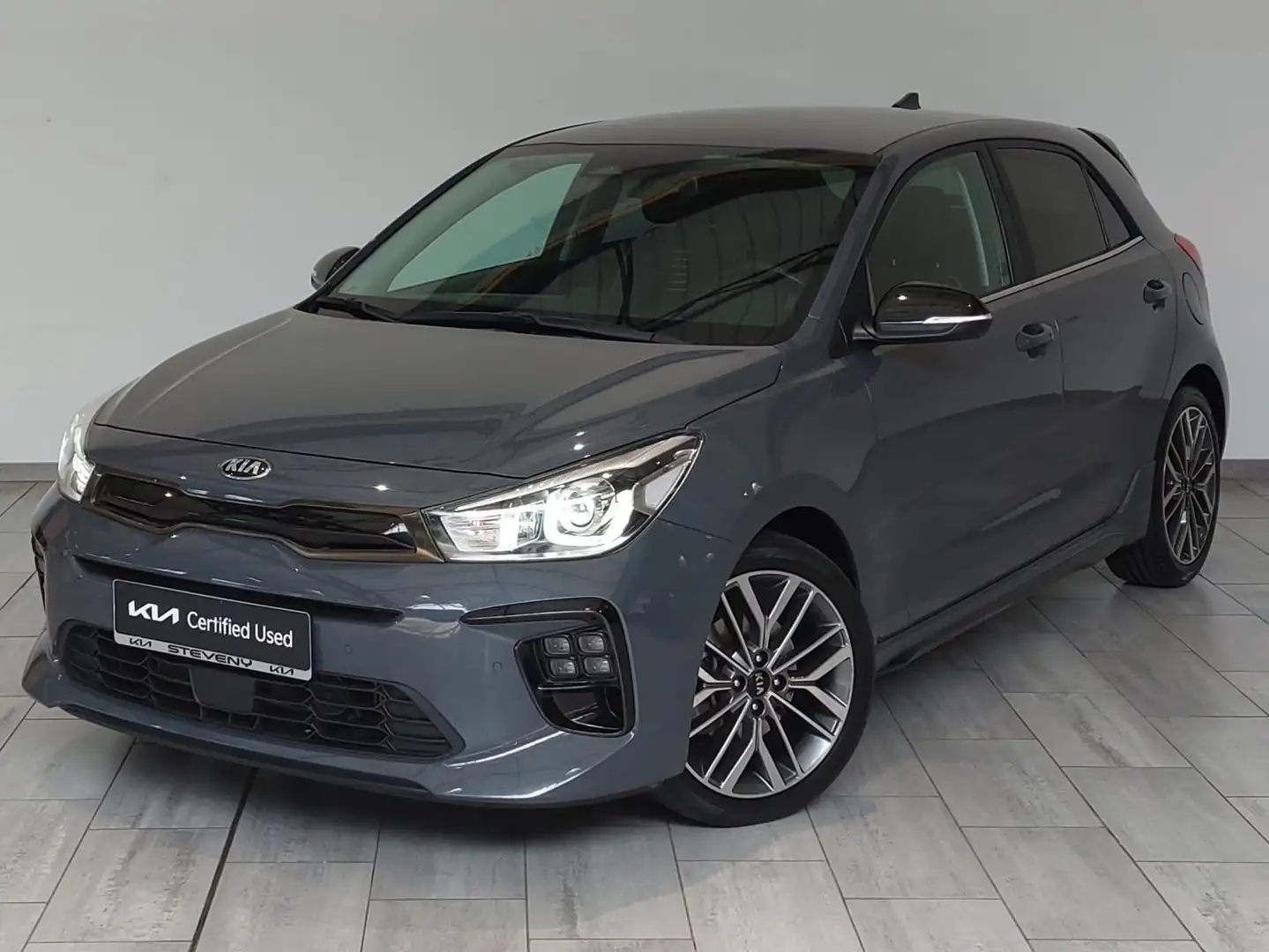 Kia Rio GT LINE 1.0 T-GDi 100CV *GPS*CLIM*CRUISE CONTROL* Gris - 1