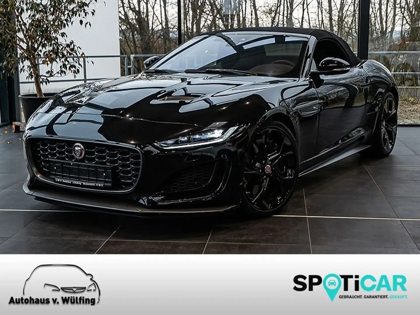 Jaguar F-Type CABRIO P450 +BLACK PACK+MATRIX-SCHEINWERFER+20 # Fekete - 1