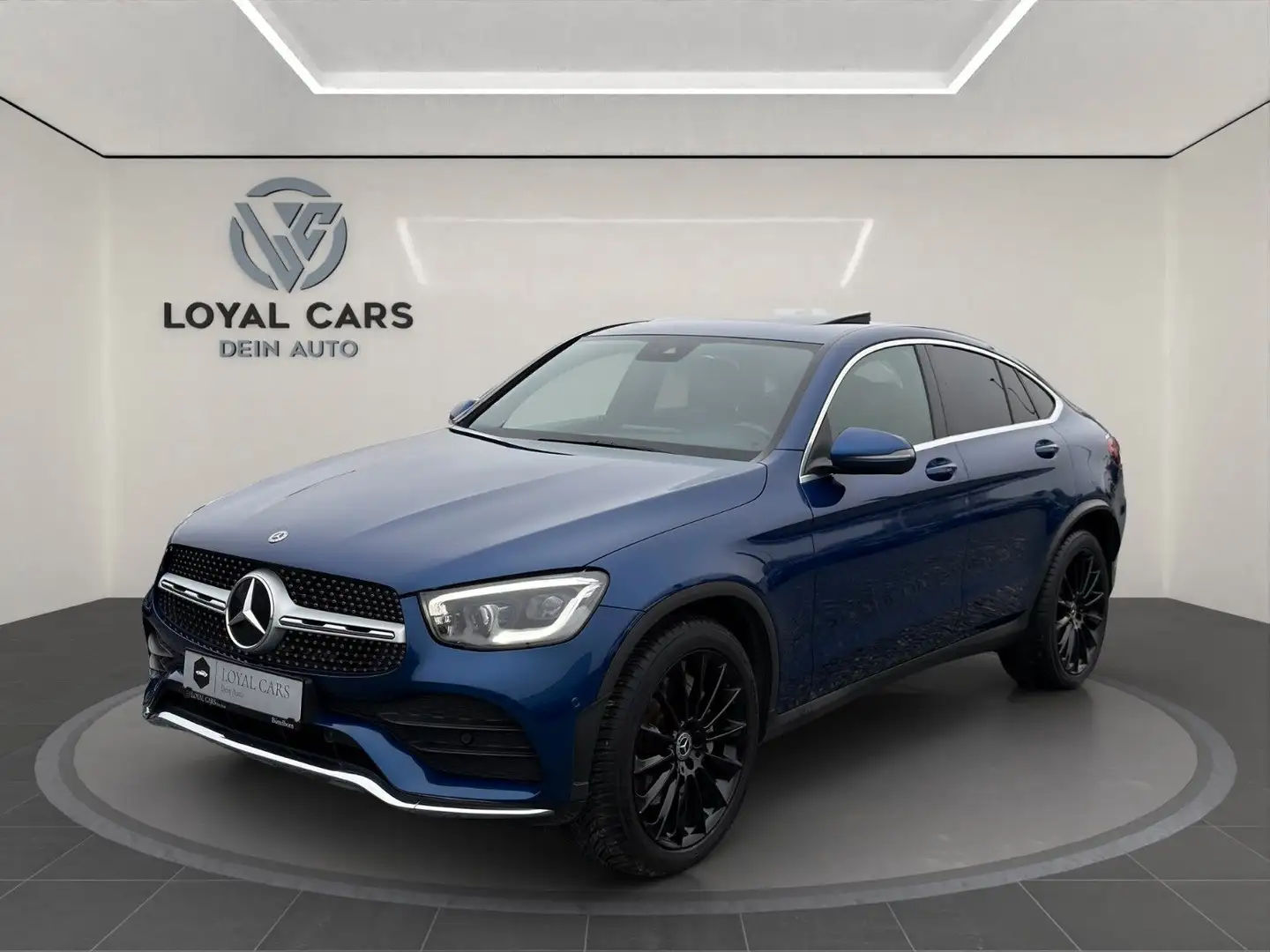 Mercedes-Benz GLC 300 d Coupe 4M*AMG*Wides*SB-DACH*Mbeam*Dist+ Blau - 1